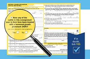 声明激素生长促进剂（HGP），保护市场准入